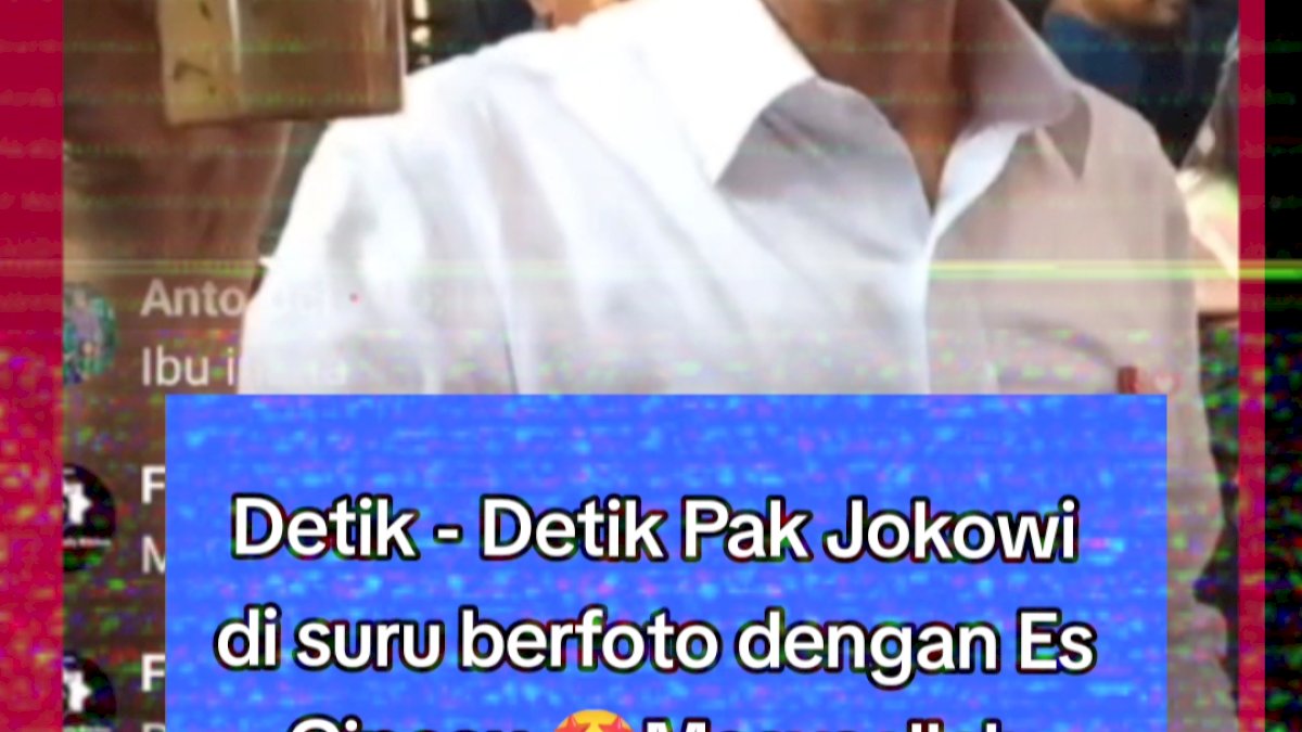 VIDEO: Detik-detik Presiden Jokowi ‘Dipaksa’ Endorse Cincau Emak-emak