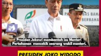 VIDEO: Presiden Joko Widodo Tepis Isu Menteri Pertahanan Cekik Wamen di Istana