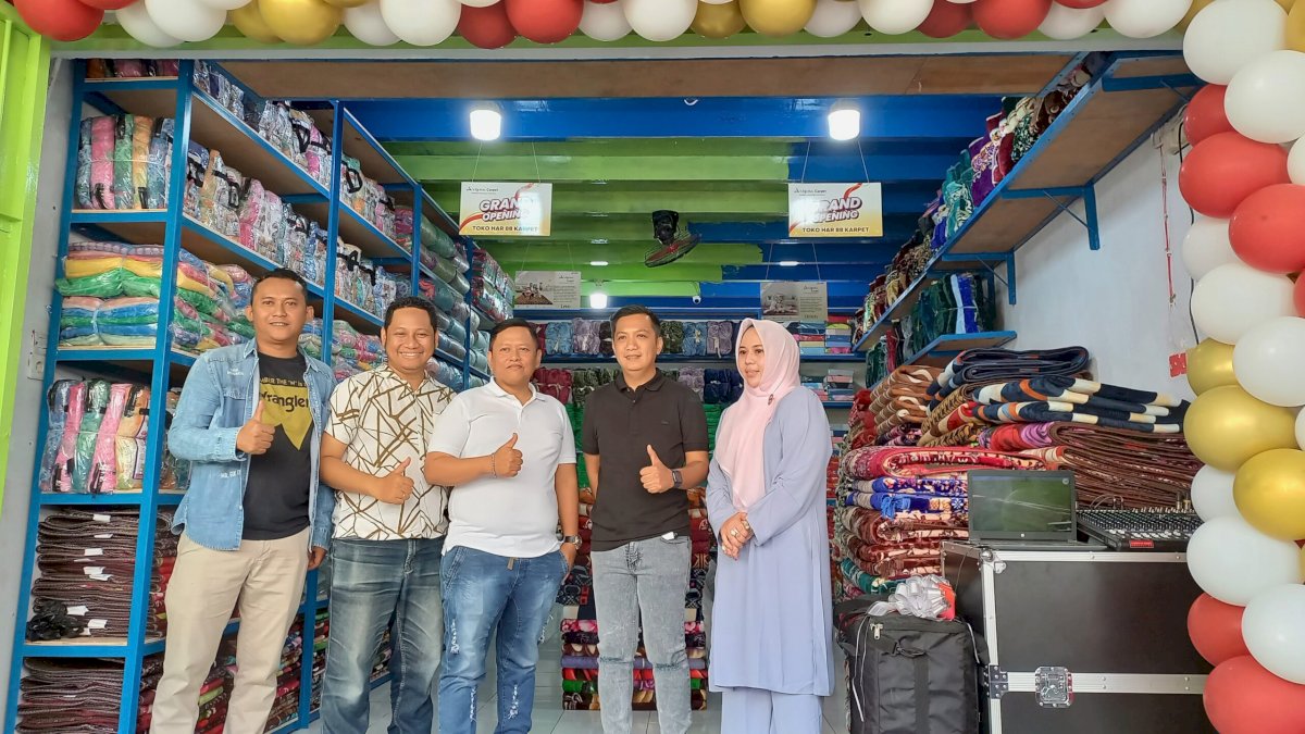 Resmi Dibuka, Toko HAR 88 Jadi Distributor Utama Arizona Carpet, Lengkap dan Termurah di Sulsel