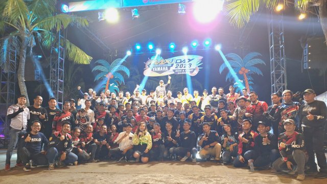 Yamaha Maxi Day 2023 di Pantai Akkarena Makassar. Foto: Istimewa