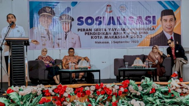 Dewan Pendidikan Kota Makassar (DPKM) Menggelar Sosialisasi Penguatan Peran Serta Yayasan Pengelola PAUD. Int