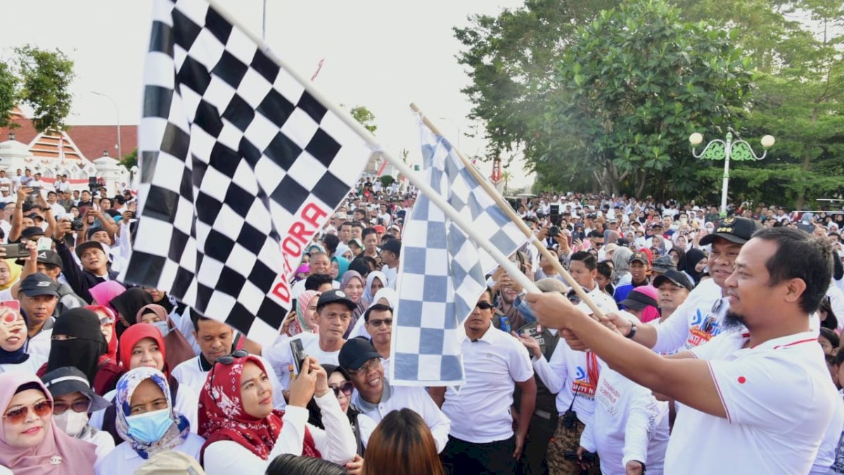 Andi Sudirman Klaim Gerakan Anti Mager Sehatkan 1,5 Juta Warga Sulsel