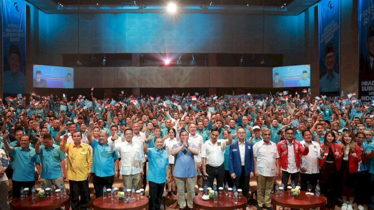 Anis Matta Pimpin Partai Gelora Deklarasi Prabowo Capres 2024