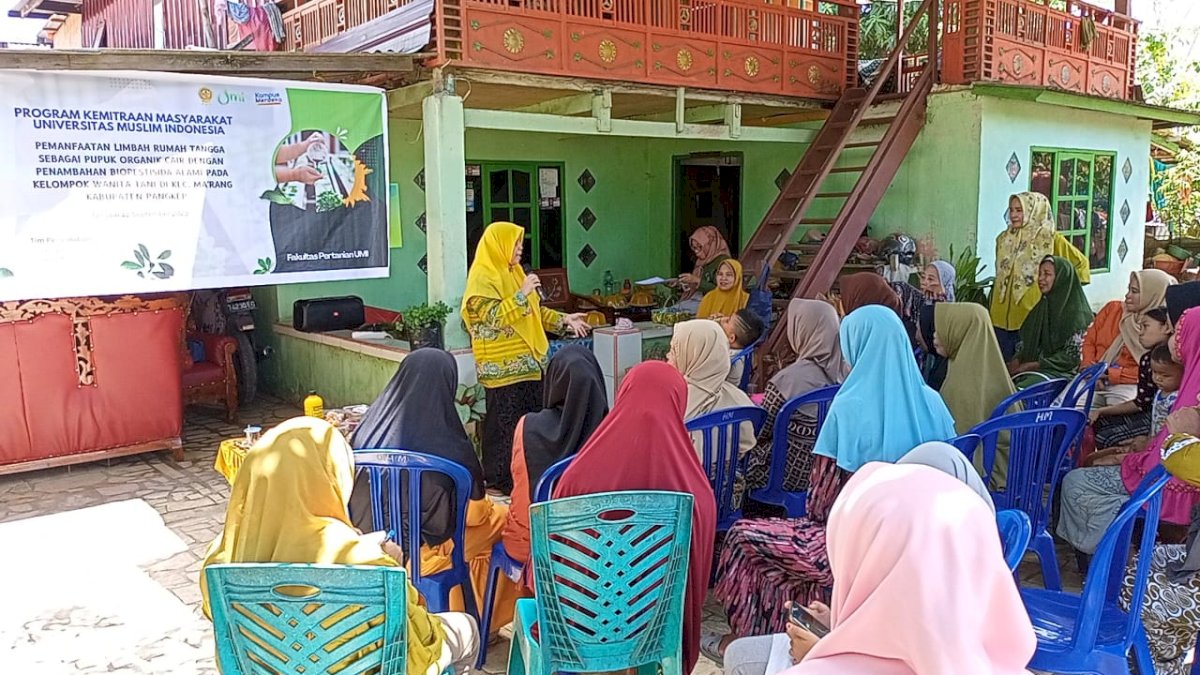 Dosen Fakultas Pertanian UMI Edukasi Kelompok Wanita Tani Manfaatkan Limbah Rumah Tangga