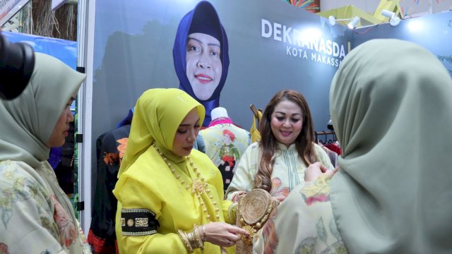 Pameran kriyanusa didukung penuh Ketua Dekranasda Kota Makassar. Foto: Istimewa