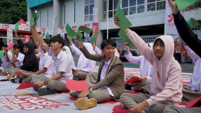 Roadshow Honda Student Star di SMA Islam Athirah. Foto: Istimewa