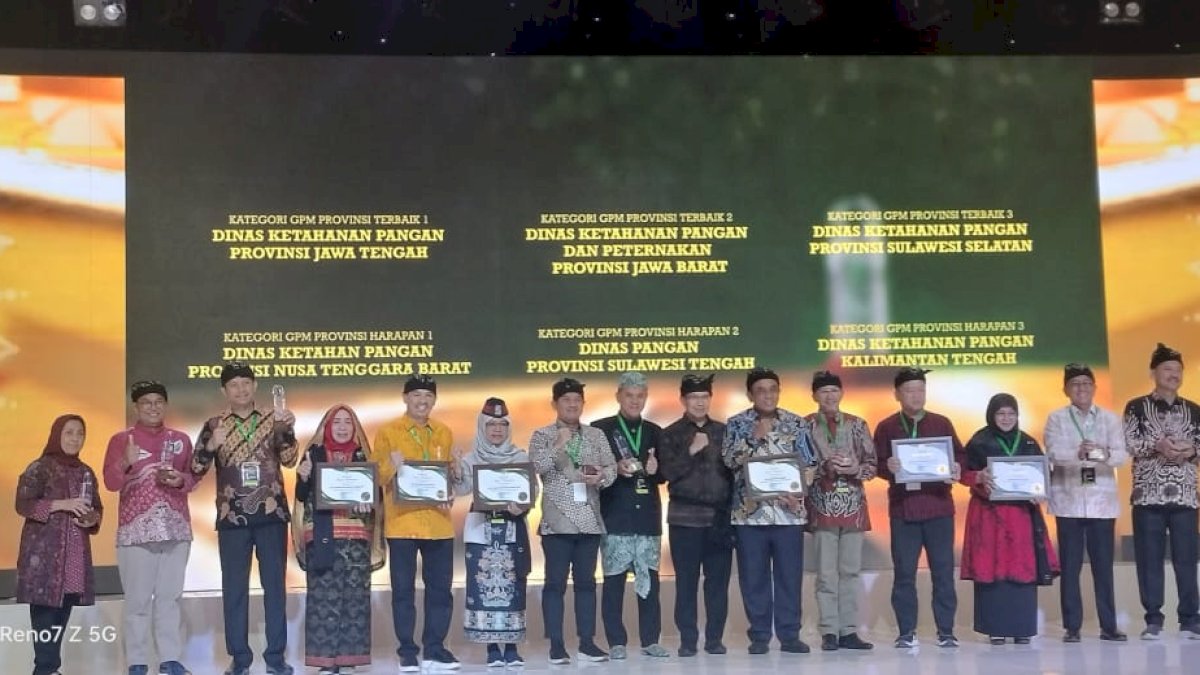 Dinas Ketahanan Pangan Jeneponto Raih Ketegori GPM SPHP Award 2023 Terbaik Ke- 3 di Indonesia