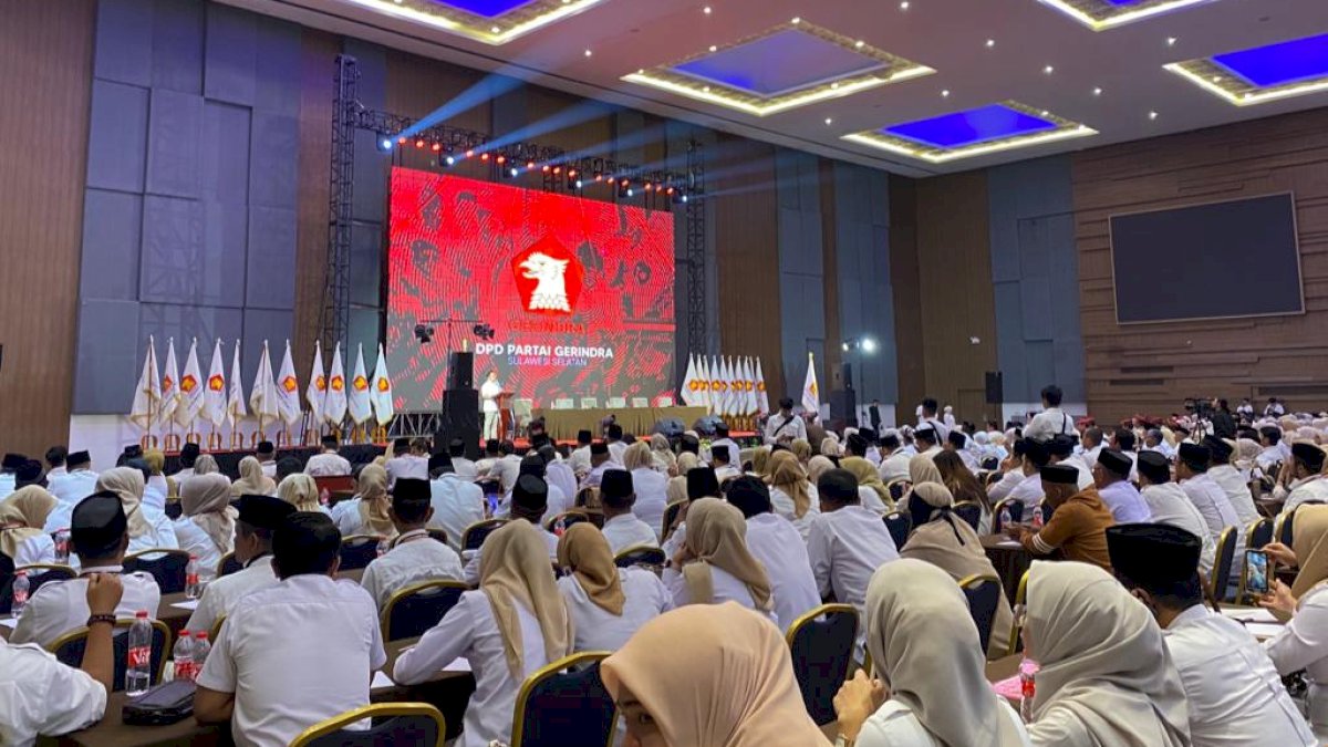 Kumpulkan Calegnya di Makassar, Gerindra Sulsel Satukan Kekuatan Sambut Pemilu 2024