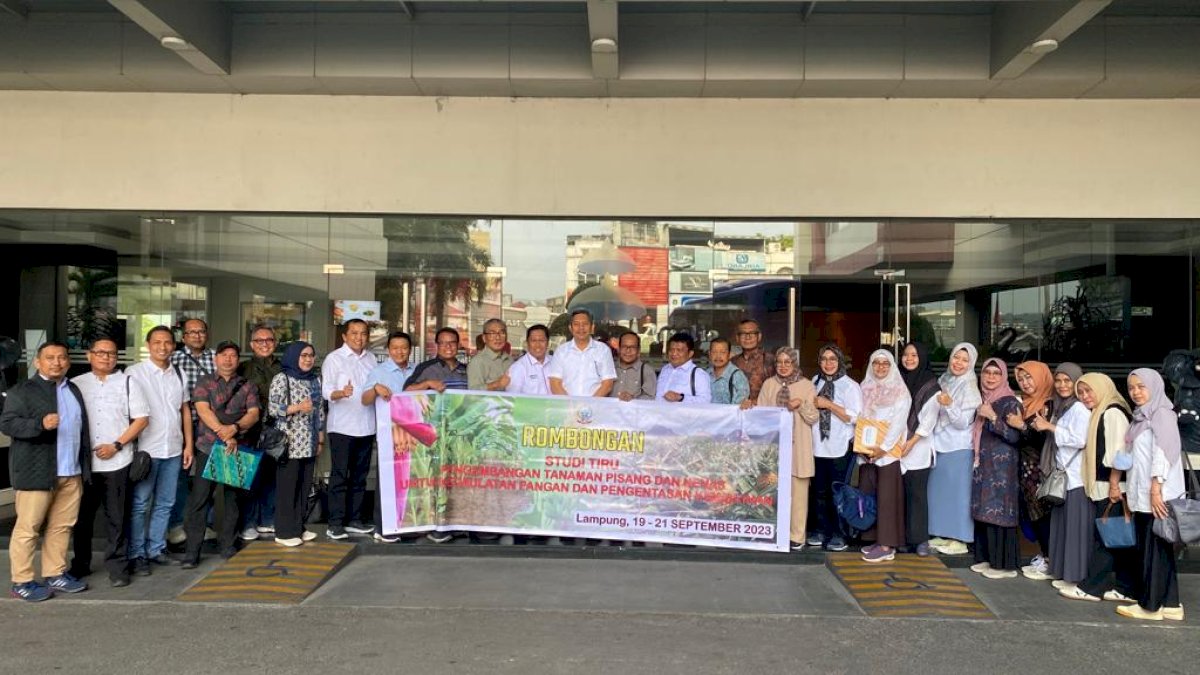 Perkuat Ketahanan Pangan, Pemprov Sulsel Gandeng GGP Lampung Kembangkan Tanaman Pisang