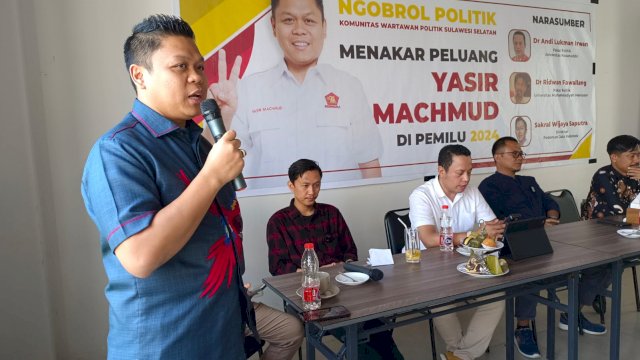 Politisi Gerindra Yasir Machmud. Foto/Sulselsatu