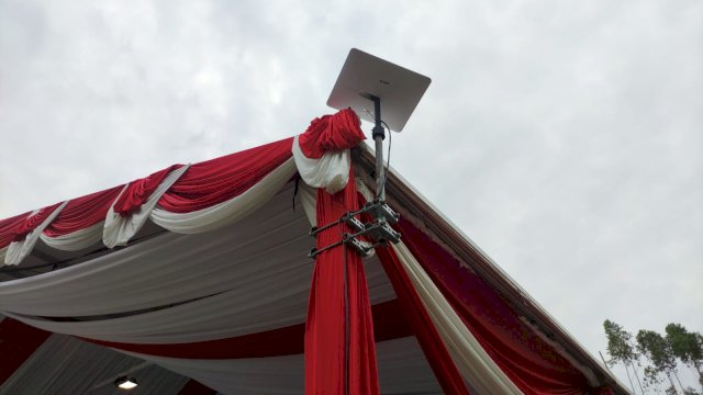 Satelit MangoStar dari Telkomsat sukseskan ground breaking pusat pelatihan sepak bola di IKN. Foto: Istimewa