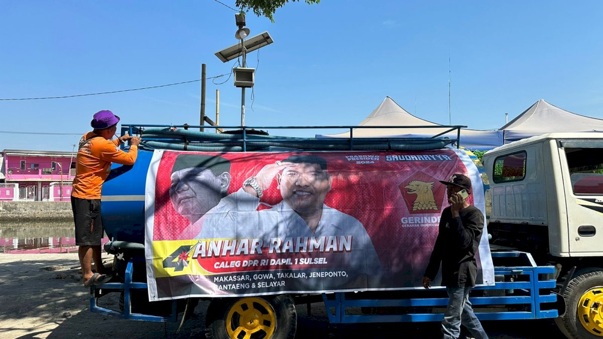 Salurkan Air Bersih ke Seluruh Kecamatan di Makassar, Bukti Anhar Rahman Atasi Keresahan Warga