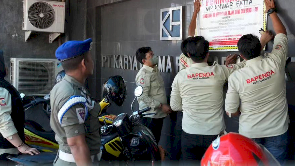 Poto: Bapenda Makassar Tindaki Wajib Pajak PBB