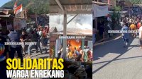 VIDEO: Solidaritas Warga Enrekang Bersama Padamkan Kebakaran di Batili
