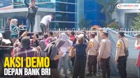VIDEO: Aksi Demo Depan Bank BRI di Kota Palopo