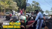 VIDEO: Pawai Pelepasan Gubernur Sulsel Jelang Akhir Masa Jabatan
