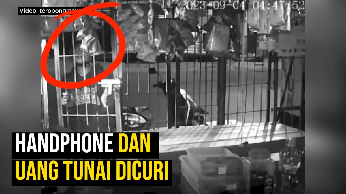 VIDEO: Aksi Pencurian Terjadi di Daeng Tata Raya, Handphone dan Uang Tunai Dicuri
