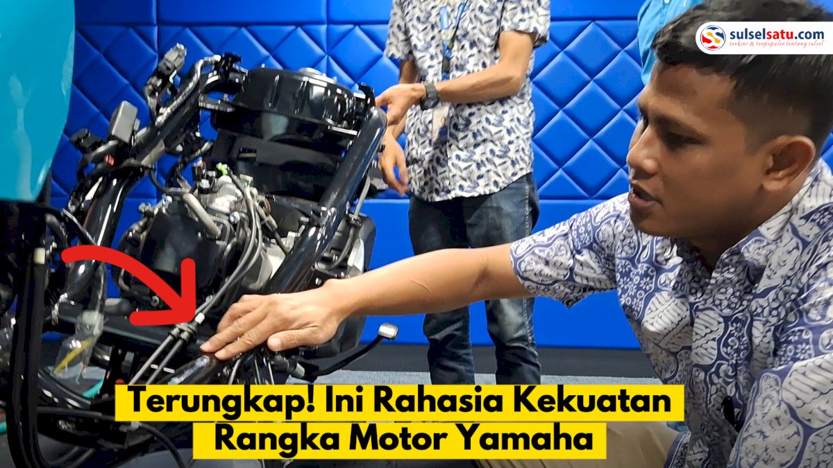 VIDEO: Terungkap! Ini Rahasia Kekuatan Rangka Motor Yamaha
