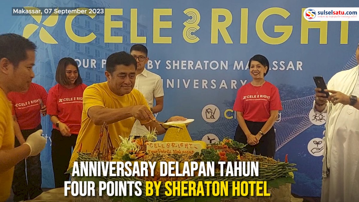 VIDEO: Anniversary Delapan Tahun Four Point By Seraton Hotel Makassar Tetap Eksis Melayani