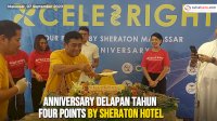 VIDEO: Anniversary Delapan Tahun Four Point By Seraton Hotel Makassar Tetap Eksis Melayani