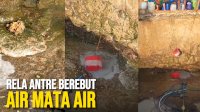 VIDEO: Dilanda Kekeringan, Warga Rela Antre Berebut Air Mata Air