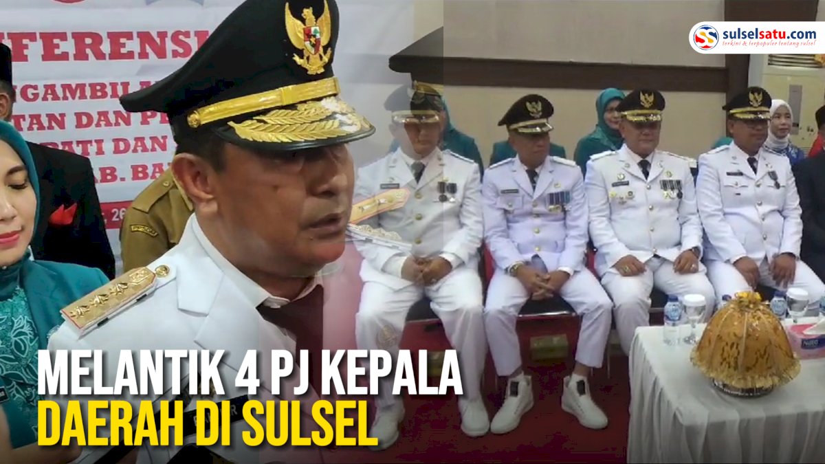 VIDEO: Bahtiar Ingatkan 4 Pj Kepala Daerah di Sulsel Untuk Segera Bekerja Atasi Persoalan Ini