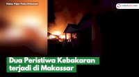 VIDEO: Dalam Sehari, Dua Peristiwa Kebakaran terjadi di Makassar
