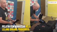 VIDEO: Bantu Keuangan Tim, Pelatih PSM Makassar Rela Lelang Barang Pribadinya