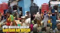 VIDEO: BPBD Makassar Bagikan Bantuan Air Bersih di Tengah Kekeringan