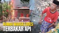 VIDEO: Kebakaran di Bungungkocci Jeneponto, Rumah Warga Ludes Terbakar Api