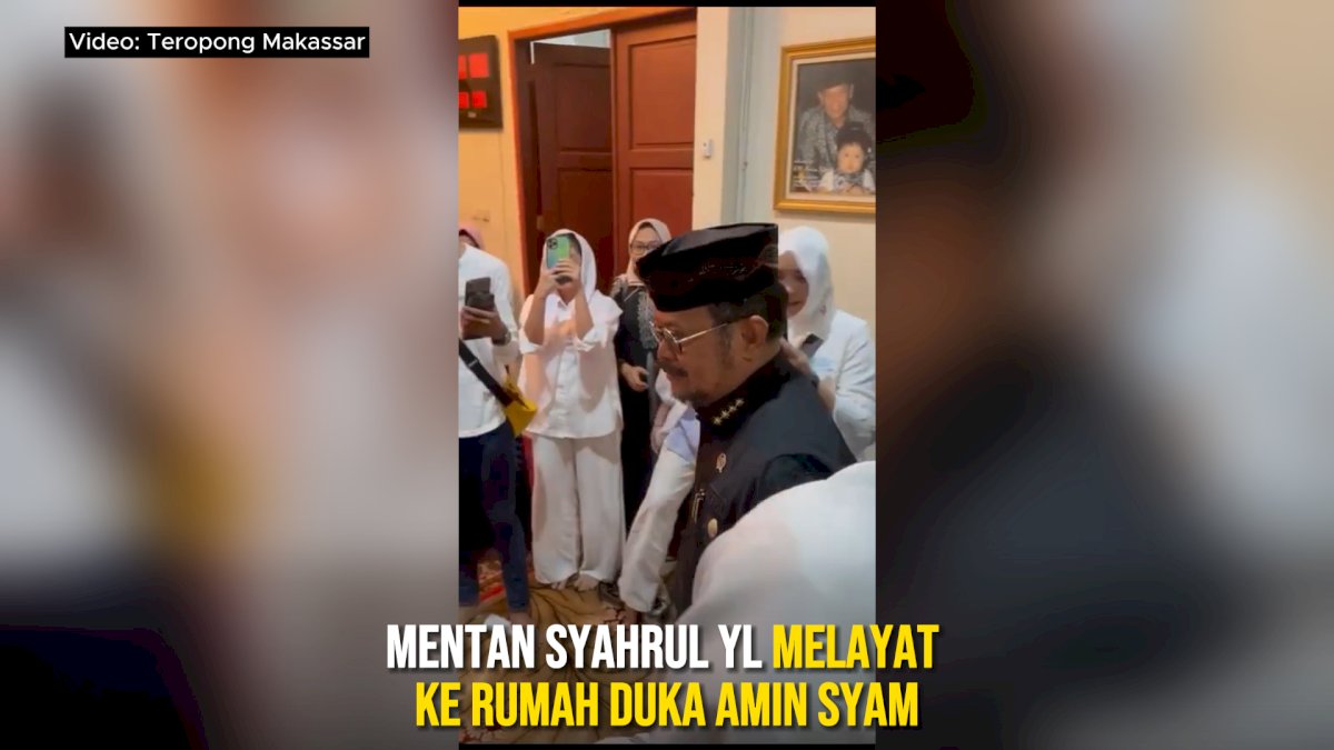 VIDEO: Mentan Syahrul YL Melayat ke Rumah Duka Amin Syam