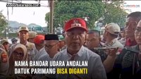 VIDEO: Bupati Luwu Timur Sebut Nama Bandar Udara Andalan Datuk Parimang Bisa Diganti
