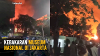 VIDEO: Kebakaran Museum Nasional di Jakarta
