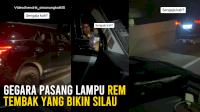 VIDEO: Pengendara Pajero Kena Tegur Gegara Pasang Lampu Rem Tembak yang Bikin Silau