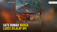 VIDEO: Kebakaran di Mangkutana Luwu Timur, Satu Rumah Warga Ludes Dilalap Api