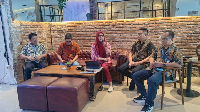 Pemaparan kinerja dua tahun pasca merger di Pelindo Regional 4. Foto: Sri Wahyu Diastuti/Sulselsatu.com