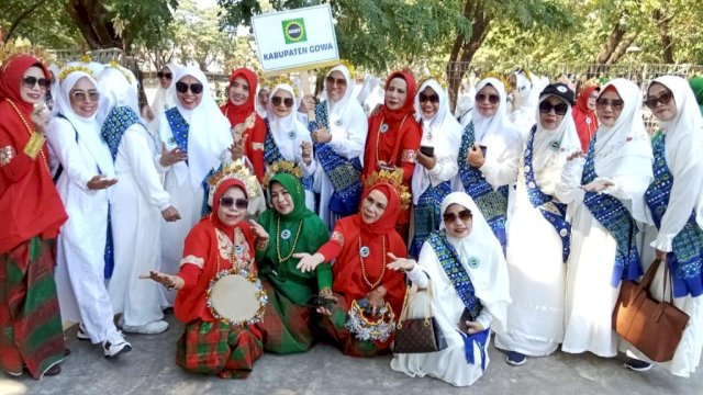 BKTM Kabupaten Gowa menang dalam ajang Silaturahmi Akbar BKMT Provinsi Sulsel. Foto: Istimewa