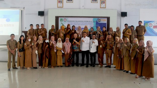 Peluncuran aplikasi Sipengaja Kabupaten Sidrap. Foto: Istimewa