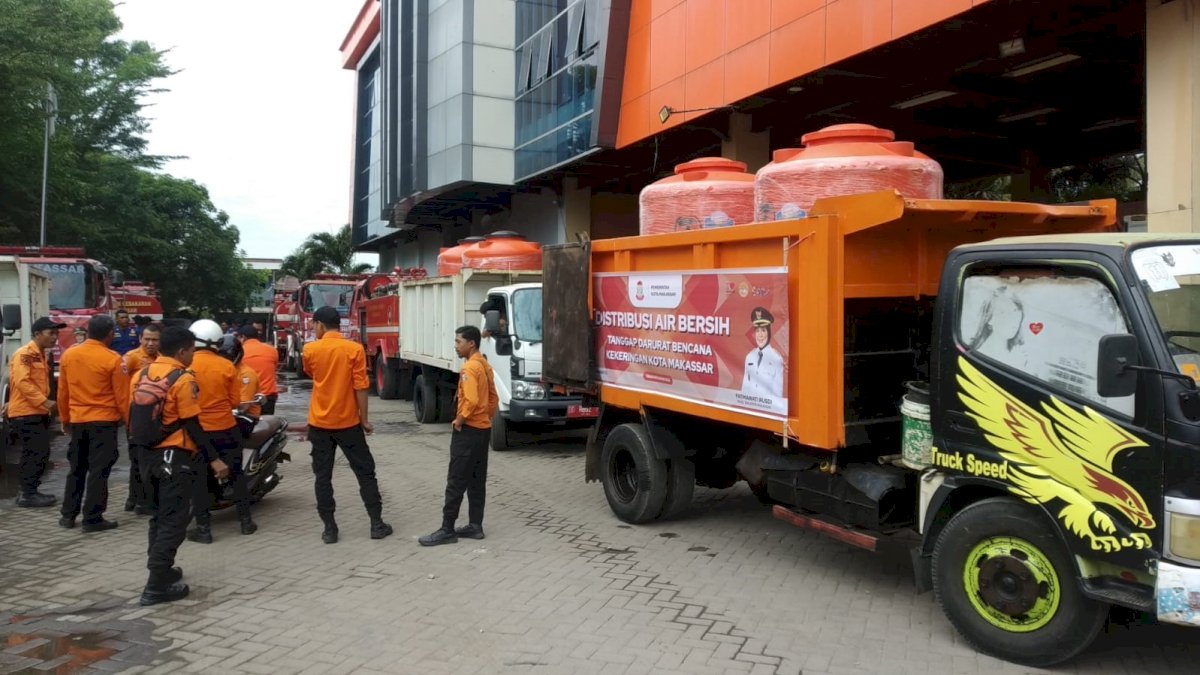 Makassar Darurat Air Bersih, BPBD Kota Sigap Hadir untuk Masyarakat