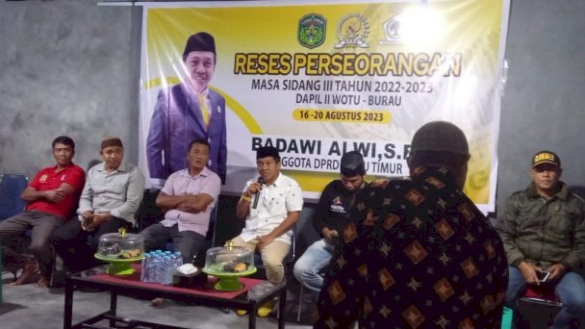 Reses DPRD Luwu Timur, Badawi Alwi Dengarkan Aspirasi Warga