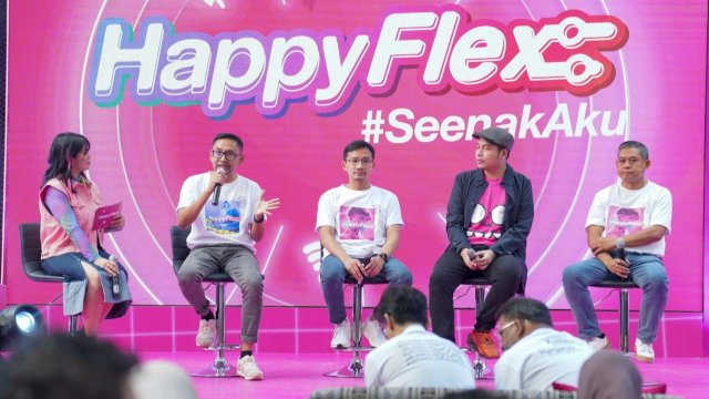 Konferensi pers HappyFlex dari Tri untuk Gen Z. Foto: Istimewa