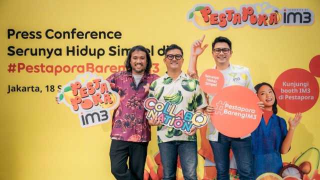 Press conference Festival Musik PESTAPORA IM3. Foto: Istimewa