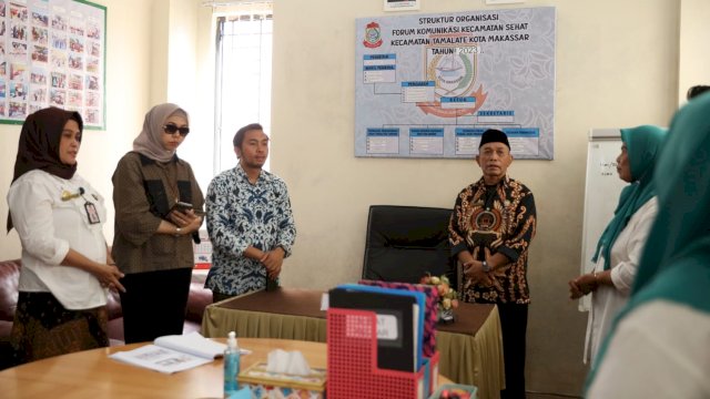 Kota Makassar masuk tahap penilaian verifikasi lapangan Kabupaten kota Sehat 2023. Foto: Istimewa