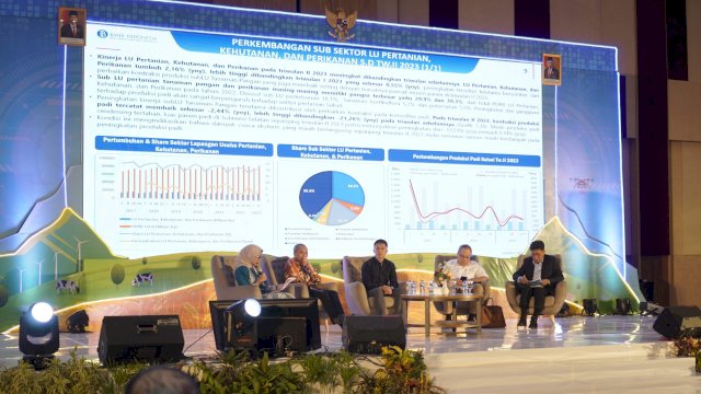 Bincang Ekonomi Sulsel 2023 oleh BI Sulsel di Hotel Unhas. Foto: Istimewa