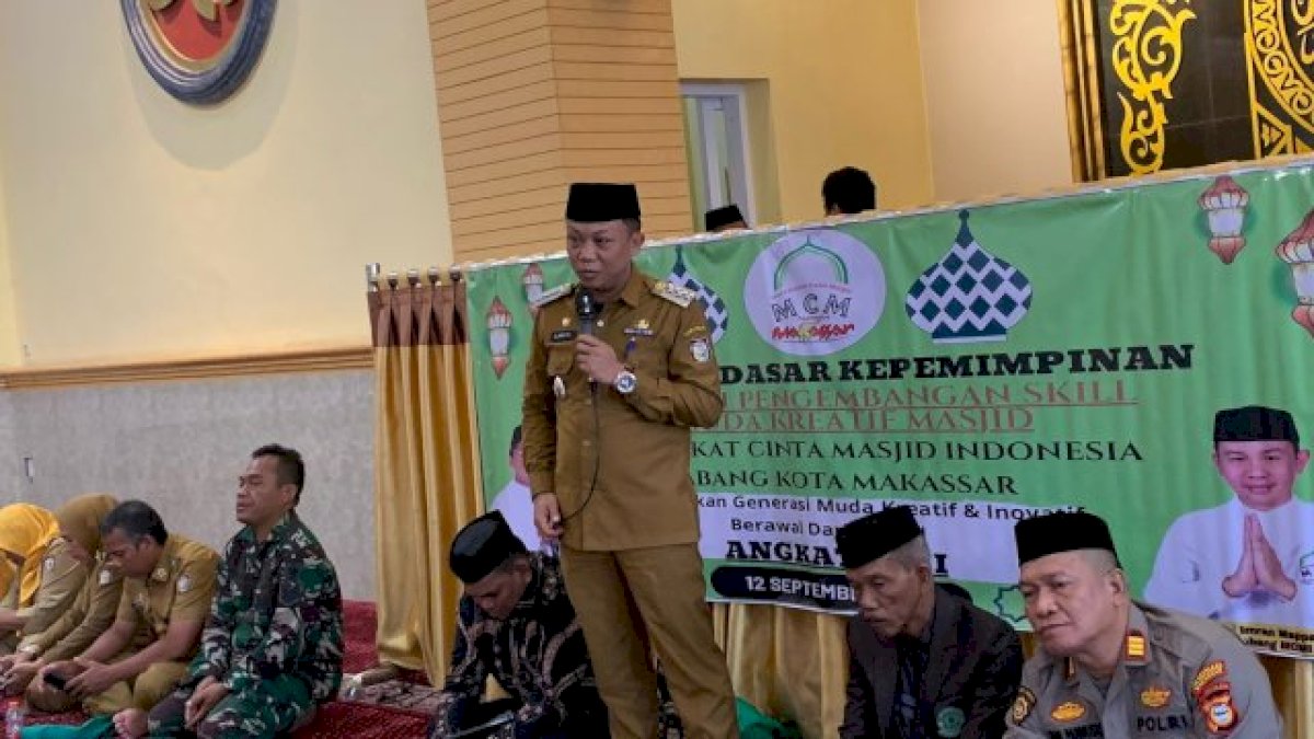 Camat Tallo Hadiri Pelatihan Pengembangan Skill Pemuda Kreatif Masjid