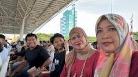 Camat Wajo Bersama Jajaran Hadiri Deklarasi Pemilu Damai 2024 di Tribun Karebosi