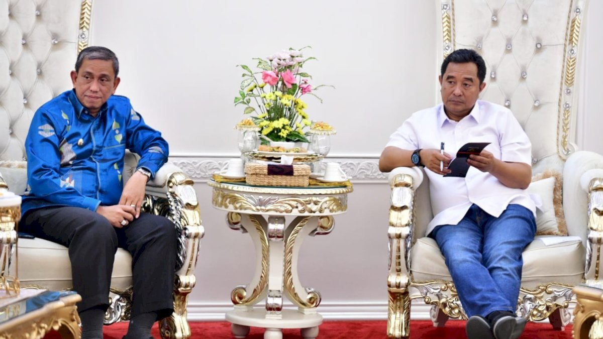 Temui Pj Gubernur Bahtiar, Bupati Wajo Bahas Optimalisasi Danau Tempe