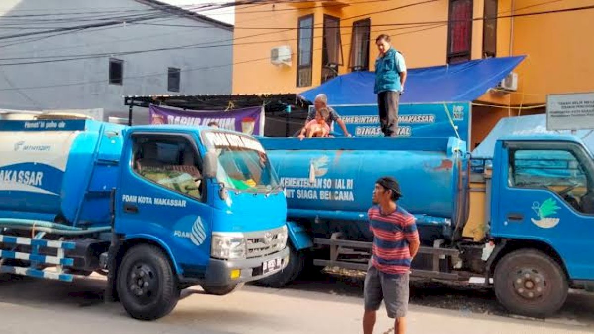 BPBD Makassar Pastikan Puskesmas Jadi Prioritas Penyaluran Air Bersih
