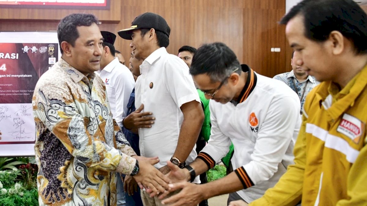 Pj Gubernur Sulsel Apresiasi Deklarasi Pemilu Damai di Kabupaten Maros