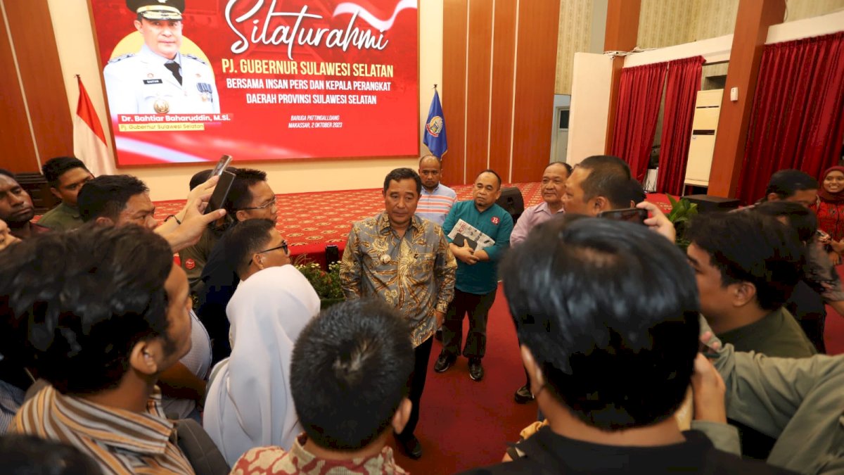 Silaturahmi Bareng Puluhan Insan Pers di Sulsel, Bahtiar: Kita Punya Tugas yang Sama